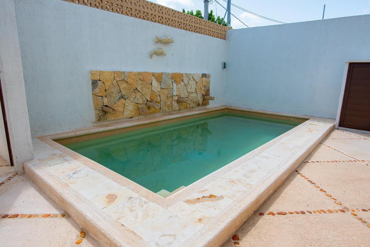 97982 New Modern Villa, Private Pool, High Internet Speed, 2 Blocks From The Beach Pueblo Pueblo Chicxulub Exterior foto